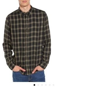 NWT Treasure & Bond Virgil Plaid Sport Shirt size Large